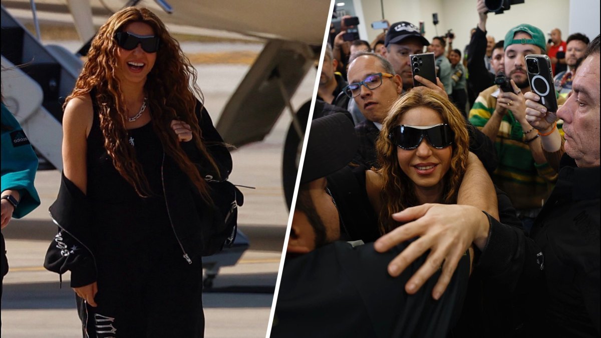 Shakira llega a México para ensayos de su gira – Telemundo 52