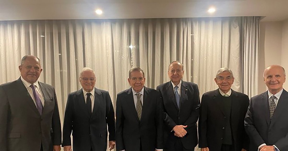Edmundo González Urrutia se reunió con cinco ex presidentes de Costa Rica y con la titular de la CIDH en San José