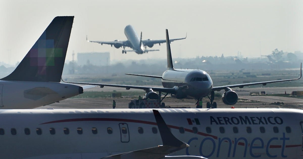 La aerolínea mexicana Aeroméxico fue la más puntual de 2024, según ranking de empresa de datos
