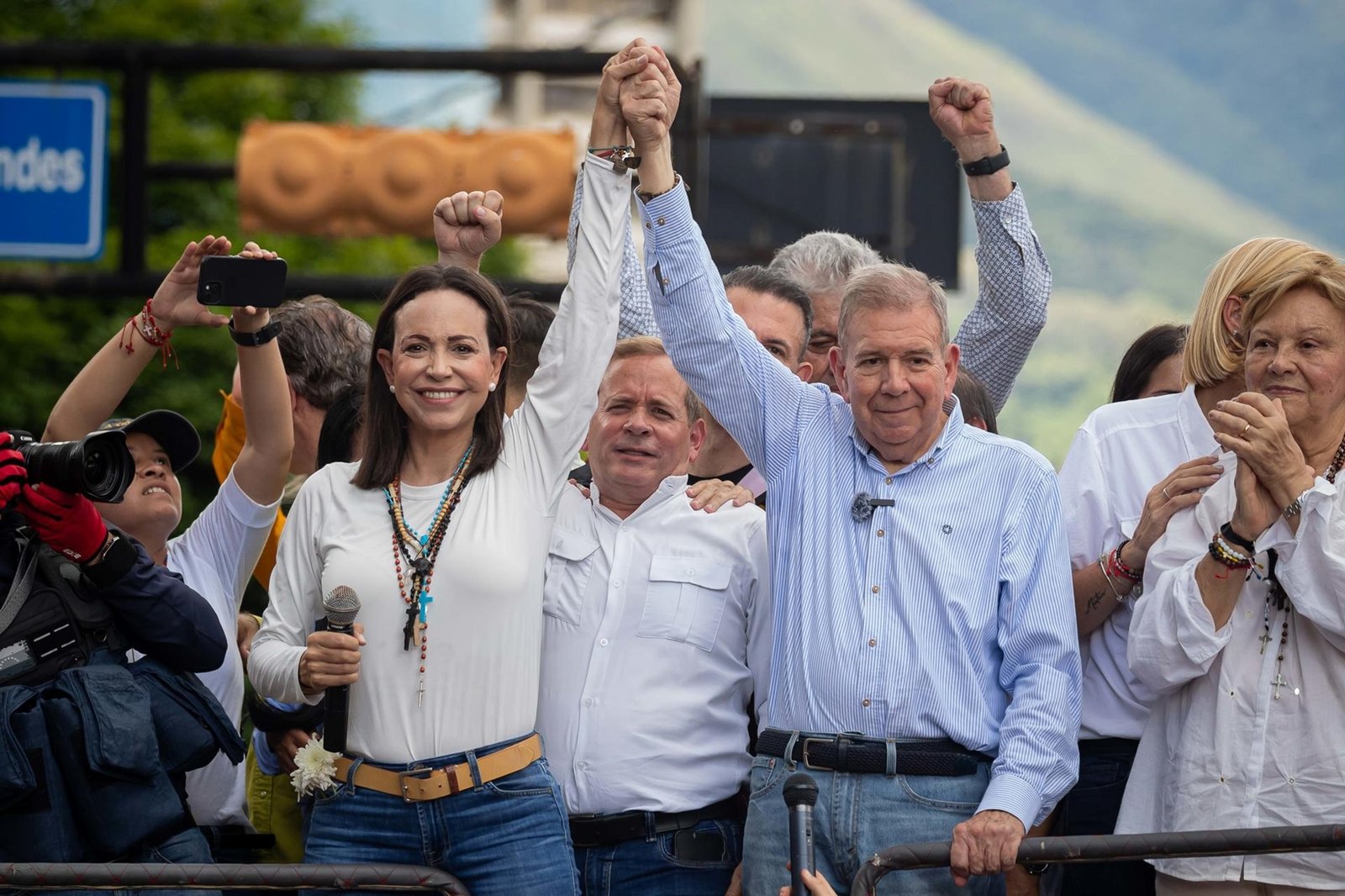 María Corina Machado y Edmundo González despiden el 2024