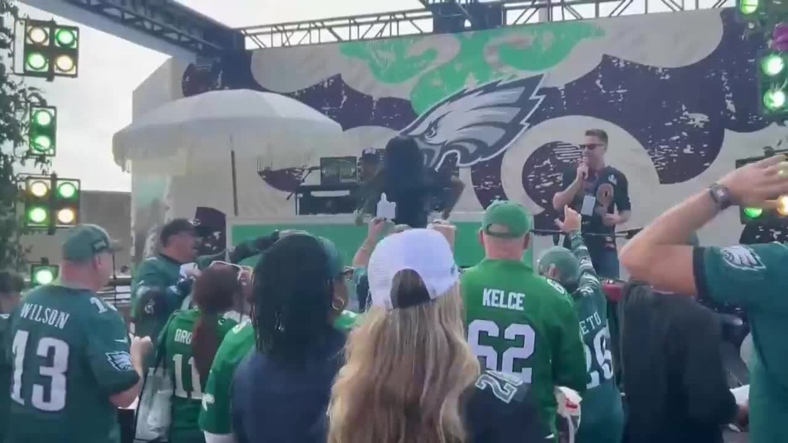 Fiesta antes de la batalla en Nueva Orleans