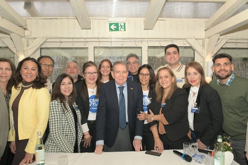 Edmundo González se reúne con la diáspora venezolana en Alemania