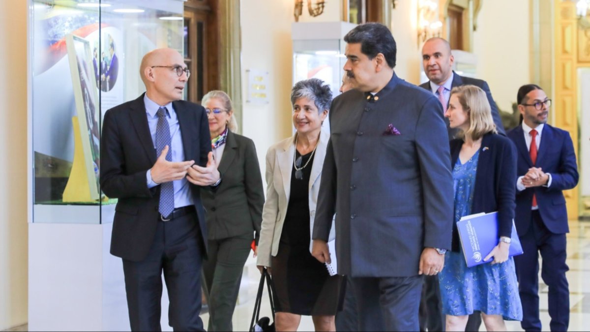Maduro hace pedido a Volker Türk en llamada telefónica este 28 de marzo