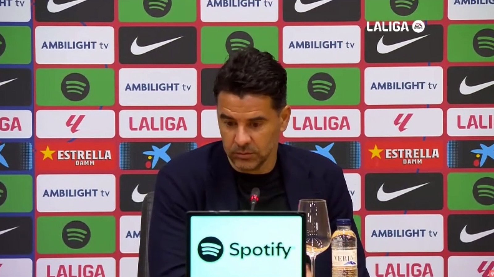 Míchel: "La primera parte es lo que no queremos ver de nosotros"