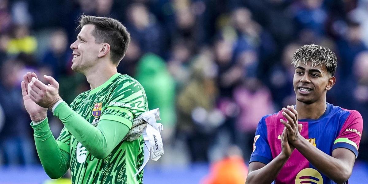 Lamine y Szczesny, estrellas de la fiesta ¡con el polaco tocando el piano!