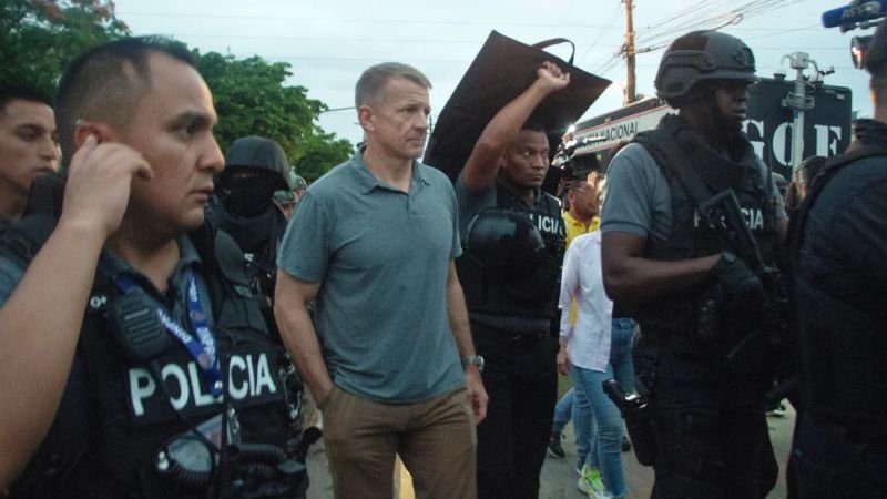 El fundador de Blackwater, Erik Prince, se une a una operación de seguridad en Ecuador