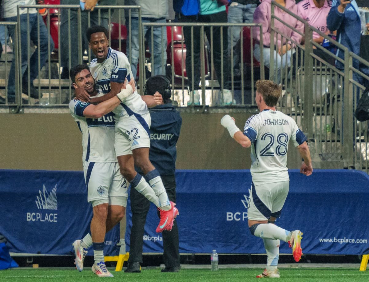 Whitecaps vencen 2-0 a Lionel Messi e Inter Miami en la ida de semifinales de la Copa de Campeones