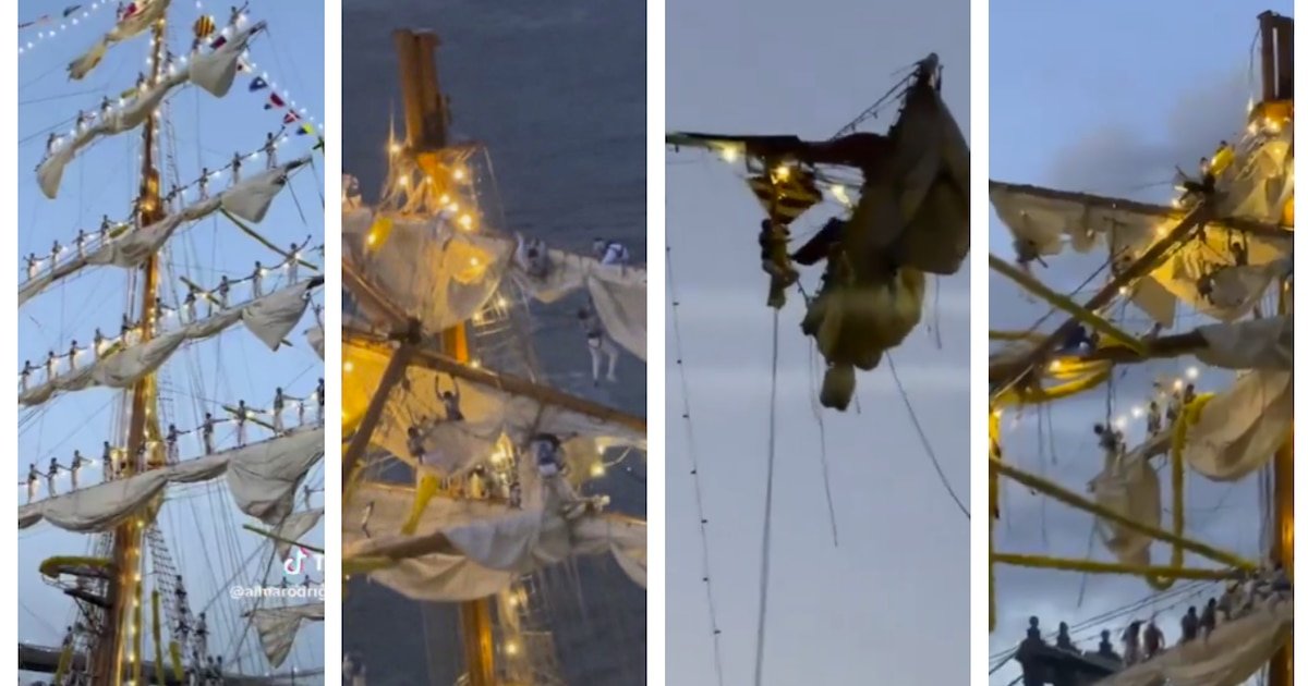 La tragedia pudo ser peor: marineros estaban en los mástiles del Buque Cuauhtémoc durante choque en Brooklyn