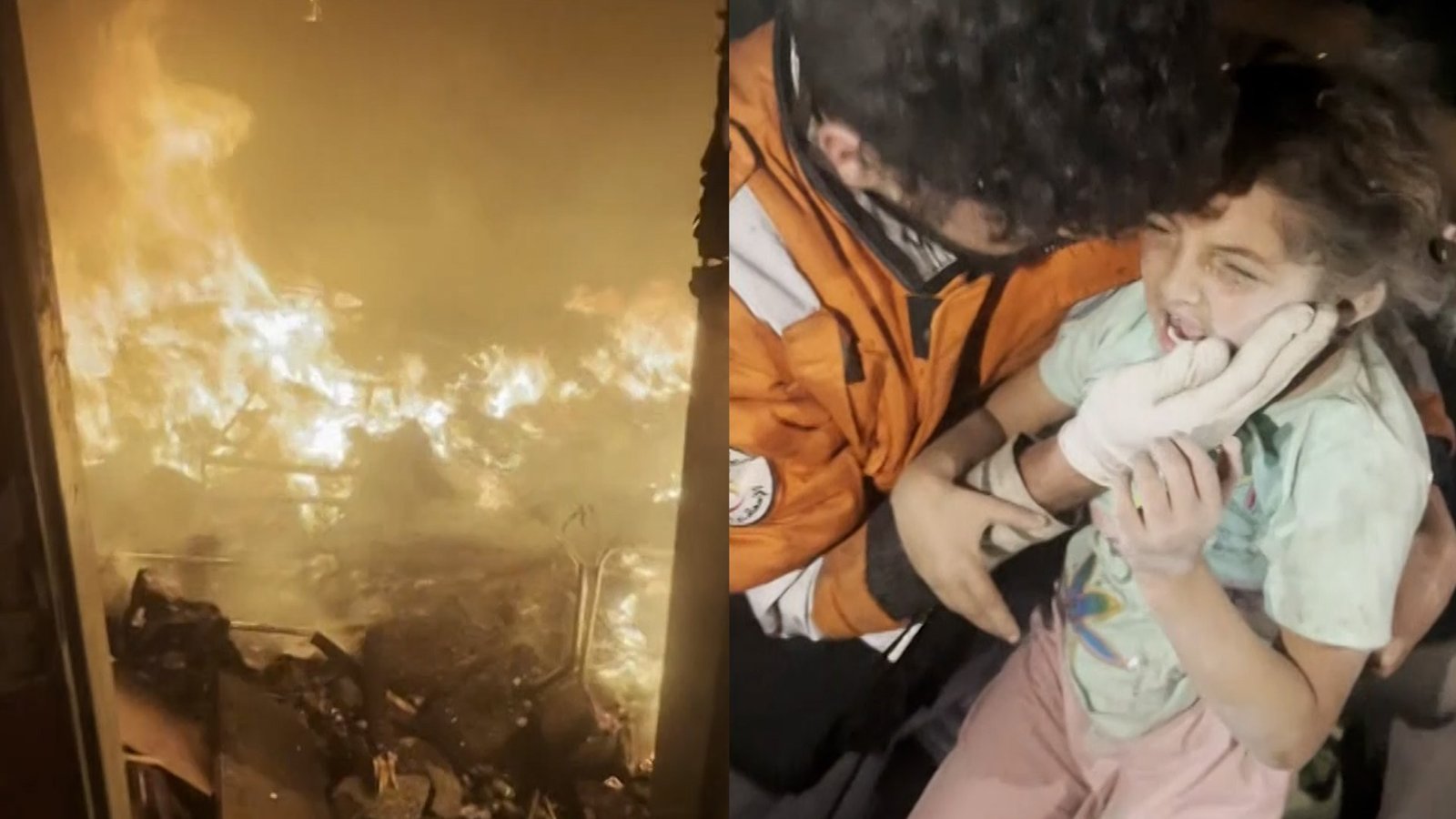 Una niña gazatí sobrevive al ataque israelí contra un colegio que mata a sus seis hermanos