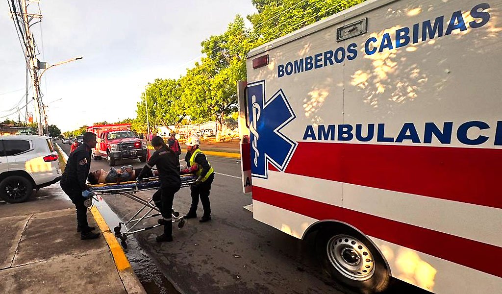 Joven de 18 años en Cabimas resultó herido en choque de vehículo y moto