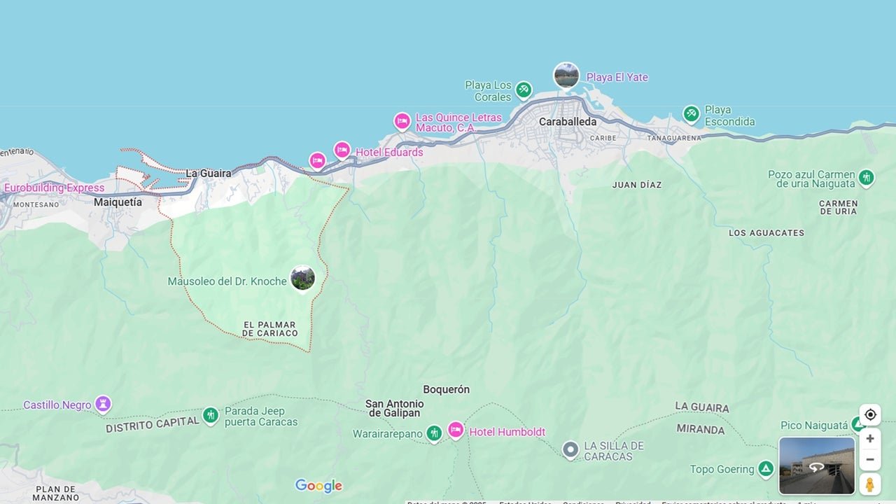 Buscan avioneta que se habría precipitado en La Guaira con tres personas a bordo